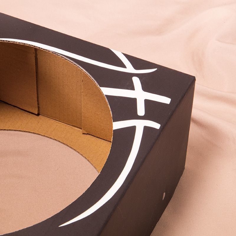 3 Ply E Flüt Basketbol Futbolu için Sabit Dalgalanmış Kağıt Ekran Kutusu Özel