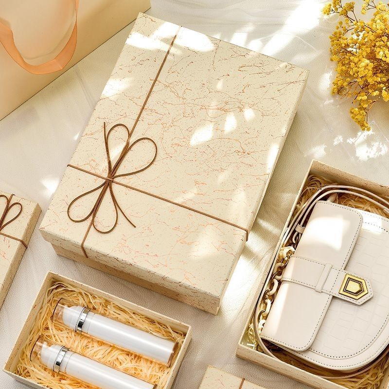 Katı Renkli Noel Katı Hediye Paket Kutusu Karton Kağıt Paket Kutusu Özel