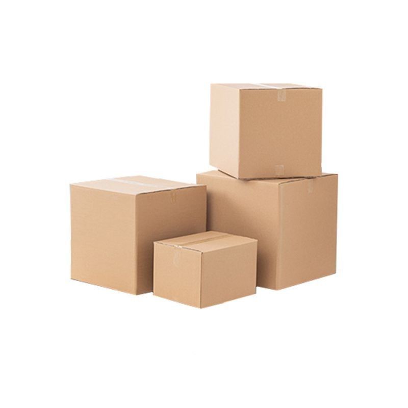 3 Ply B Flüt Flat Pack Karton Kutular Katlanabilir Beyaz Karton Kutusu Şarap İçin Bira Süt İçecek