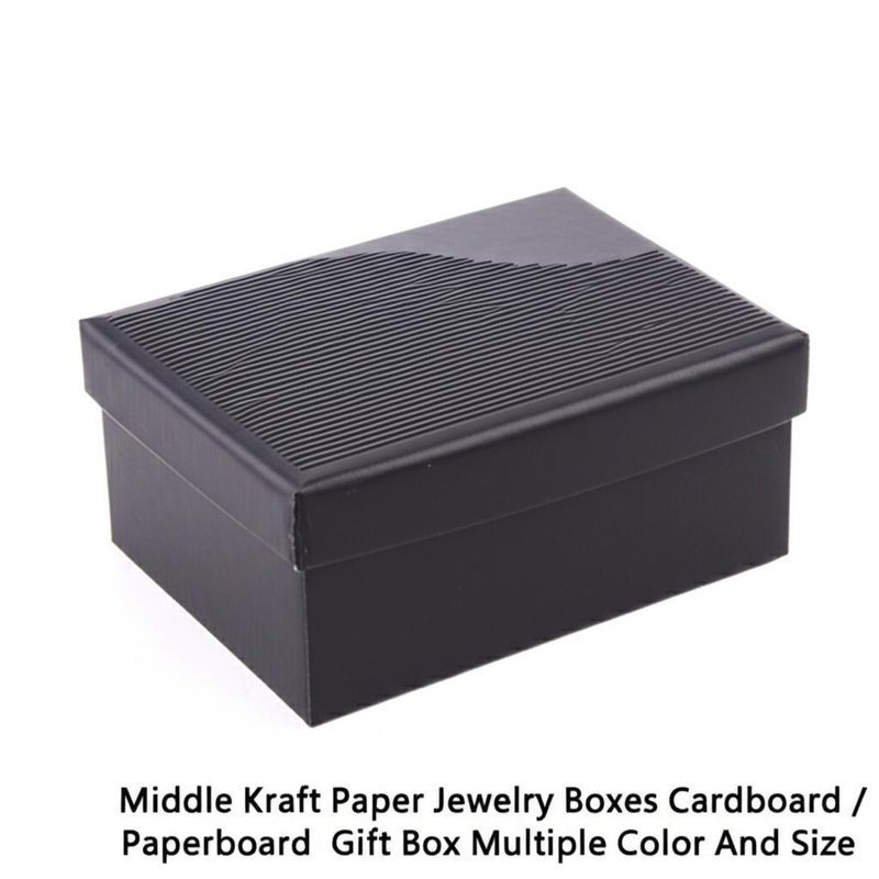 Orta Kraft Kağıt Mücevher Kutuları Karton / Karton Hediye Kutusu Çoklu Renk ve Boyut