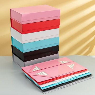 Özel Logo Saç Uzantısı Paket Kutusu Katlanabilir Karton Karton Kutusu